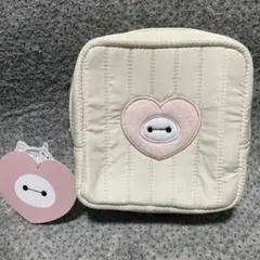 ベイマックス キルティングスクエアミニポーチ 新品