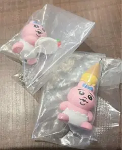 おぱんちゅうさぎ　たべものいっぱいマスコット　ケーキ＆アイス　セット未開封