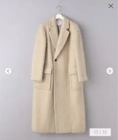 HYKE MOHAIR DOUBLE BREAST COAT