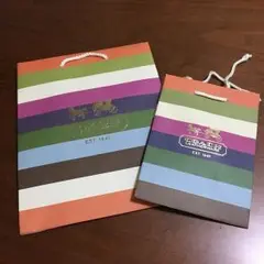 COACHのショッピング袋☆中と小