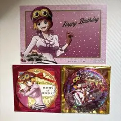 【匿名発送】ONE PIECE ワンピース　コアラ　缶バッジ　ブロマイド　セット