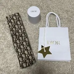 【美品】【限定色】Dior ミッツア スカーフ ブラウン