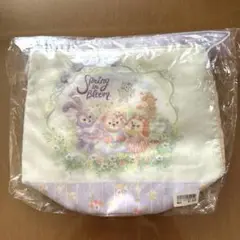 ダッフィーと仲間たち スーベニアポーチ Spring in Bloom