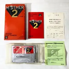M867 MOTHER2 カセット　SFC 箱、説明暑あり