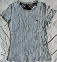 Burberry ブルーレーベル グレー 半袖Tシャツ Ｓサイズ オマケ付き