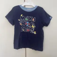 Miki House ネイビー Tシャツ クマ柄