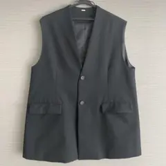 美品 Mila Owenブラック ジレ M-L