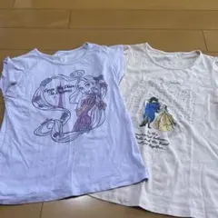 ユニクロUT Disney ラプンツェル&美女と野獣　Tシャツセット130