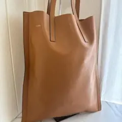 【美品】ORSETTO　オルセット　トートバッグ　本革　キャメル　A4収納可