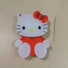 ✩新品✩　Kitty　ミラー付きスマホスタンド　レッド