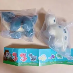 【新品未開封】ガチャガチャ　恐竜のぬいぐるみ　ブラキオザウルス　ステゴザウルス