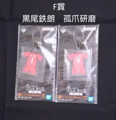 ハイキュー!!一番くじ　F賞スクールアイコンボタン付きアクリルチャーム黒尾 孤爪