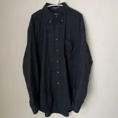 Pendleton 長袖ネルシャツ 緑紺