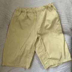 無印良品　イエロー ハーフパンツ 140サイズ