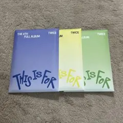 TWICE THIS IS FOR 初回限定特典 3種セット