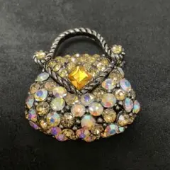小さなバッグのブローチ　ヴィンテージ