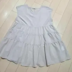 ティアードデザインノースリーブチュニック