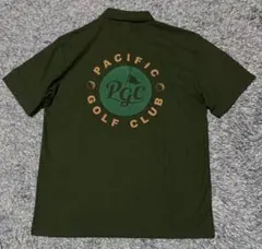 Pacific GOLF CLUBサークルロゴ　ドライカノコ　ポロシャツ　ゴルフ