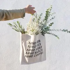【希少・新品未使用】ARVO Cafeトート ハワイ キャンバス エコバッグ