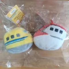 新幹線　マスコットキーホルダー　ぬいぐるみキーホルダー　ドクターイエロー　こまち