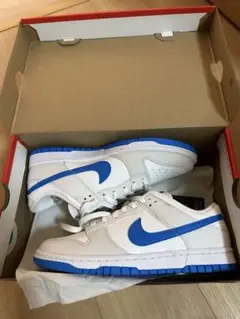 NIKE DUNK LOW RETRO ホワイト/ブルー