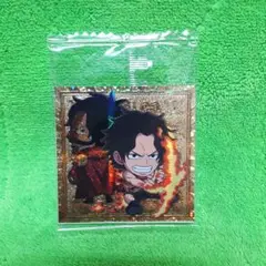 ワンピース大海賊 シールウエハース ゴールドパラレル エース&ロジャー 未開封