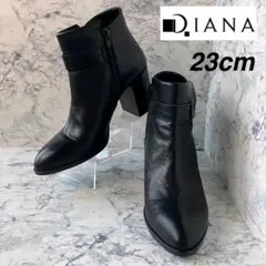 ⭐️ほぼ新品⭐️ダイアナ(DIANA)ショートブーツ サイドジップ 23cm