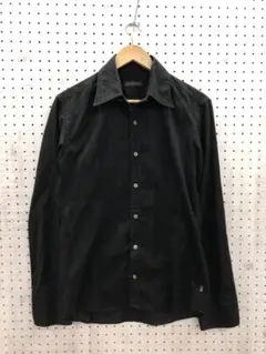 MORGAN homme 日本製 古着 シャドーストライプ 柄 長袖シャツ