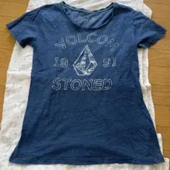 volcom レディース　tシャツ デニム柄
