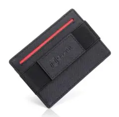 【新品】マネークリップ　スリム　ブラック　二つ折り