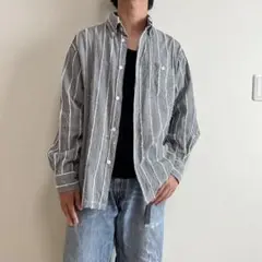 santa fe サンタフェ デザインストライプシャツLサイズ