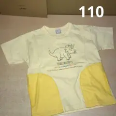 ディラッシュ　ダイナソー刺繍　Tシャツ　110