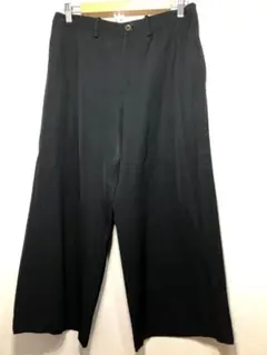 527092 Y's ワイド スラックス パンツ 3 ブラック ワイズ