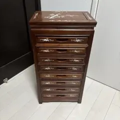 【希少/良品】螺鈿細工 箪笥 整理箪笥 8段 木製チェスト 中国骨董 唐木 2025年最新】チェスト 螺鈿の人気アイテム - メルカリ