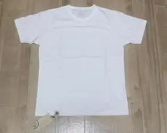 美品◆桃太郎ジーンズ　ジンバブエコットン半袖Tシャツ　無地　ホワイト　M