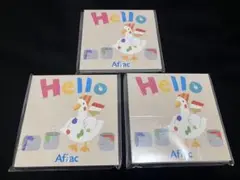 アフラック　アフラックダック　メモ帳　3点セット