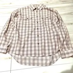 【Golden Bear チェック柄 長袖シャツ LLサイズ】
