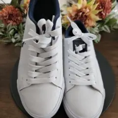 【超美品】Polo Ralph Lauren スニーカー ホワイト/ネイビー