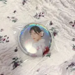 中川智尋 櫻坂46 缶バッジ レア 浴衣 ホログラム キラキラ