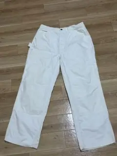 90'sラルフローレン　ダブルニーパンツ　オフホワイト