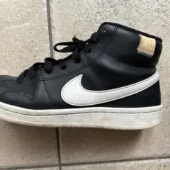 Nike ブラック/ホワイト ハイカットスニーカー