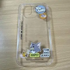 トムとジェリー iPhone14ケース クリア