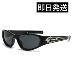 メンズ　サングラス　黒　ブラック　BLACK ラッパー風　新品　未使用　クール