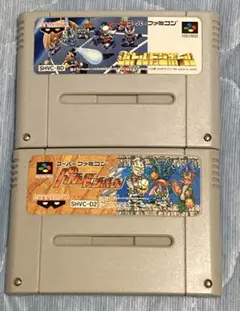 SFC スーパーファミコン バトルドッヂボールの1と2のセット(動作確認済)