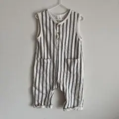 【H&M】 コットンロンパース (70cm)