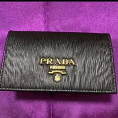 PRADA サフィアーノ カードケース nero 黒