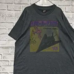USA製90sヴィンテージTシャツ！シングルステッチ　グレー半袖古着　XL722