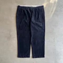 00s Ralph Lauren バギーワイドコーデュロイパンツ 極太　ネイビー