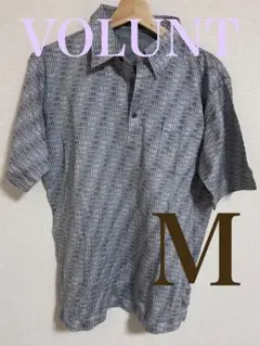 VOLUNT チェック柄ポロシャツ M