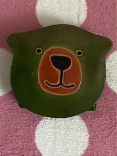 くま革製コインケース